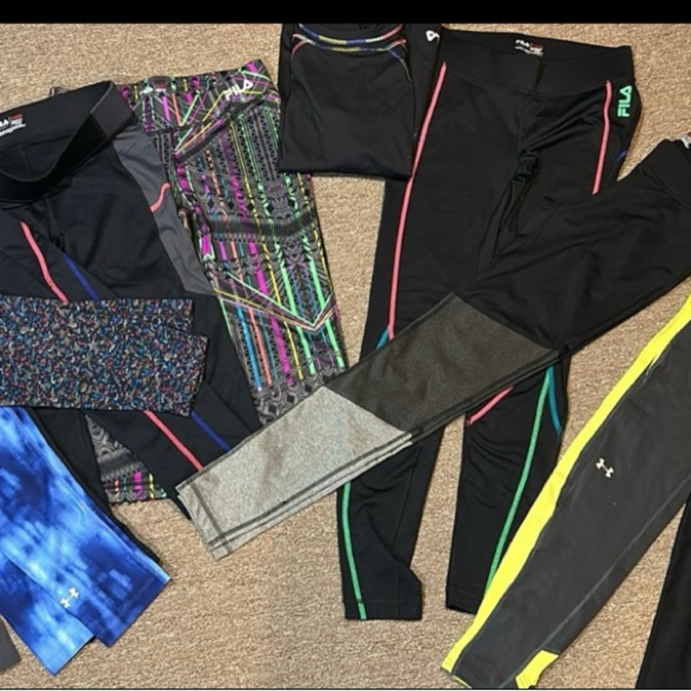 Fila Women's Athletic Leggings bundle